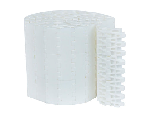 52NM-10 | Dorner 10" Wide White Cleated Belt - Sold by the Foot