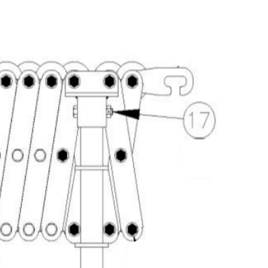 15548 | FMH NestaFlex 376 Leg Support Bracket Screw