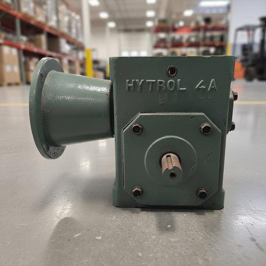 Hytrol Left Hand Gearbox on the floor