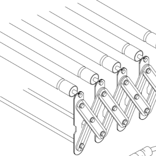 50098 | FMH BestFlex 1.5 Roller for 18in Wide Conveyor