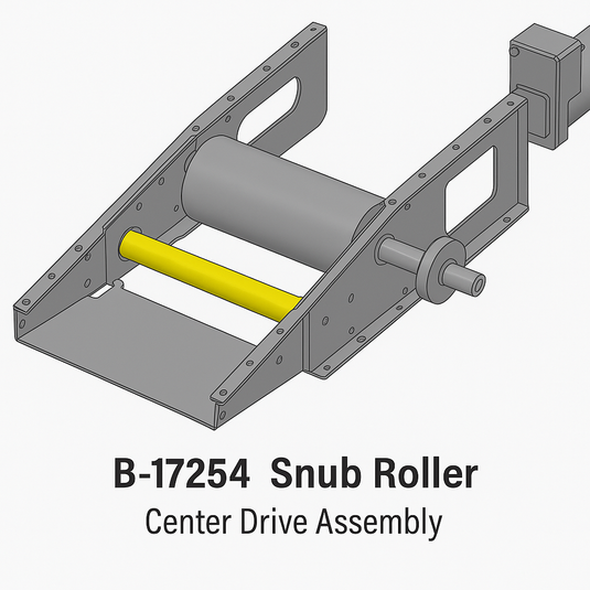 B-17254-312 | Hytrol 39" BR Snub Roller for 8" Center Drive