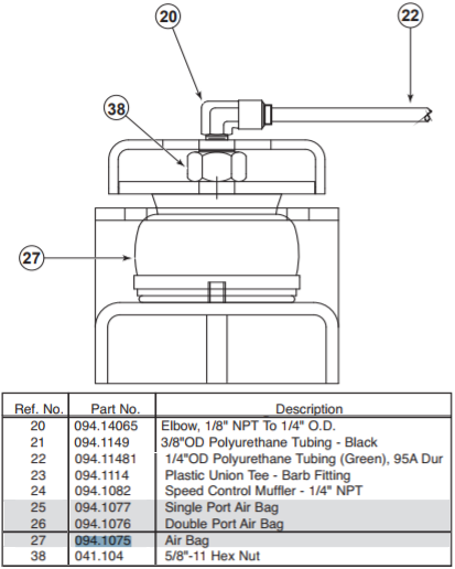 094.1075 | Hytrol Airstroke Actuator
